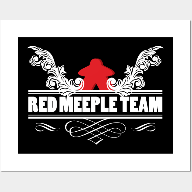 Red Meeple Team Wall Art by Shadowisper